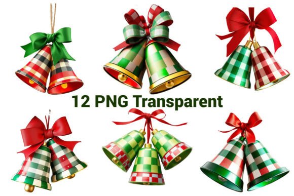 Beautiful Christmas Red and Green Bells: A Designer’s Review for Brand Identity and Illustrations