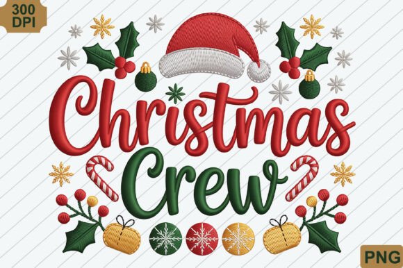 Christmas Crew PNG Illustration Review for Digital Sellers