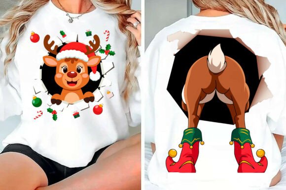 Christmas Reindeer PNG Front and Back: A Seller’s Review