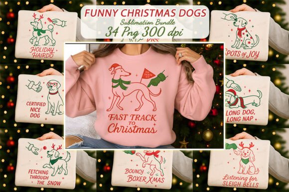 Funny Line Art Christmas Dog Sublimation: A Practical Review for Digital Sellers