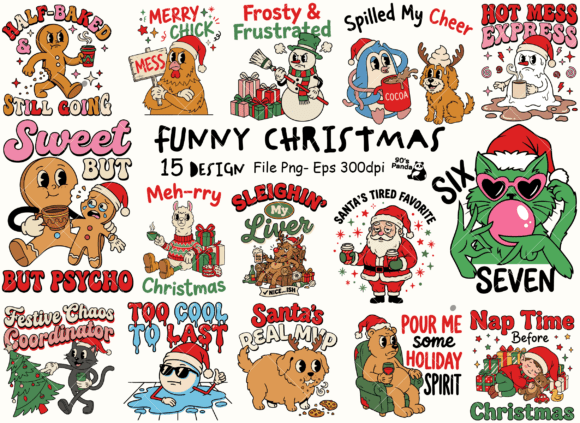 Funny Sarcastic Christmas Bundle Png Eps Review for Digital Sellers