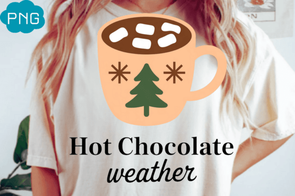 Hot Chocolate Christmas Print Seasonal Illustrations: A Holiday Design Asset Review