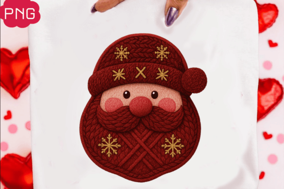 Latch Hook Yarn Crochet Christmas Santa for Brand Illustrations