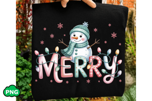 Merry Christmas PNG & Winter Snowman Illustrations for Digital Sellers