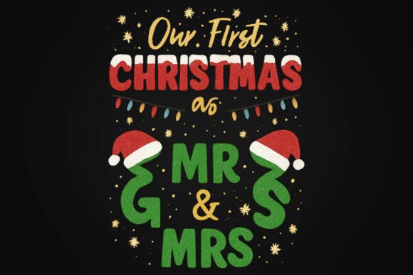 Our First Christmas MR MRS Couple PNG Review