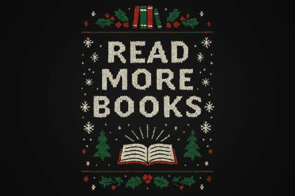 Read More Books Christmas Sweater PNG Review