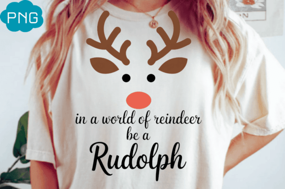Rudolph Reindeer Christmas Sweatshirt: A Festive Illustration for Stronger Brand Campaigns