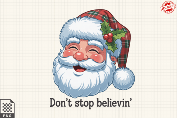 Santa Claus Merry Christmas PNG: A Polished Graphic Design Asset for Seasonal Publishing
