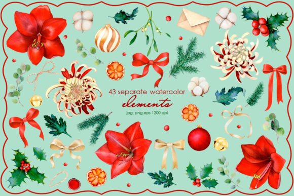 Scarlet Christmas Botanicals Elements: A Review for Bloggers and Publishers